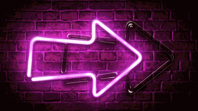 неоновая вывеска в After Effects.gif