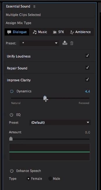 Новая панель Essential Sound в Audition CC.jpg